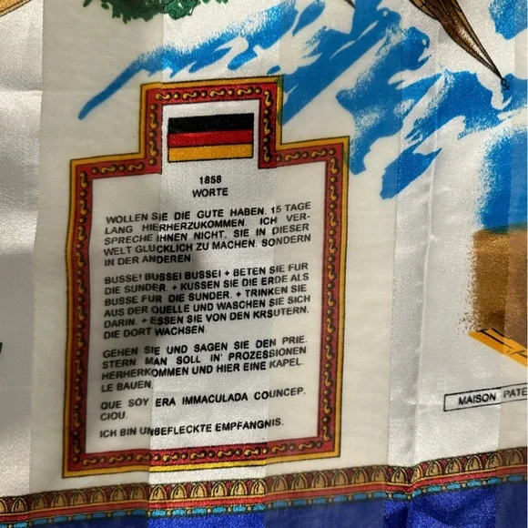 Lourdes Et La Grotte Scarf J. Mico Sancho multicolored - Picture 6 of 10